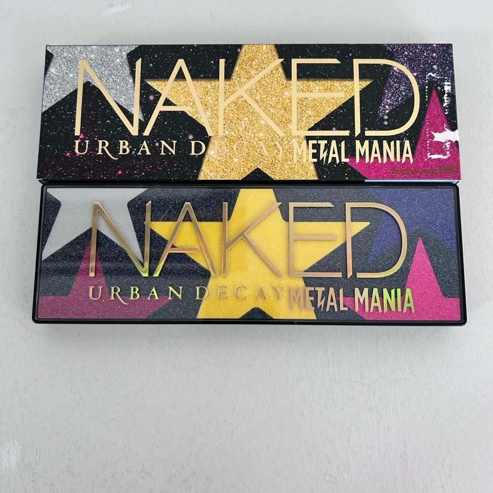 Urban Decay Naked Metal Mania 12 Eye Shadow Palette with double side applicator